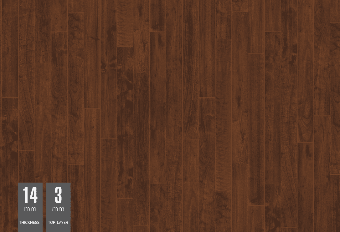 Slim Walnut Burnt Dark Walnut