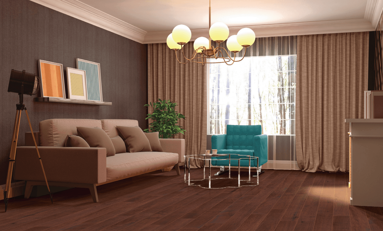 Slim Walnut Prime Mahogany — Beiges & Browns thumbnail 2