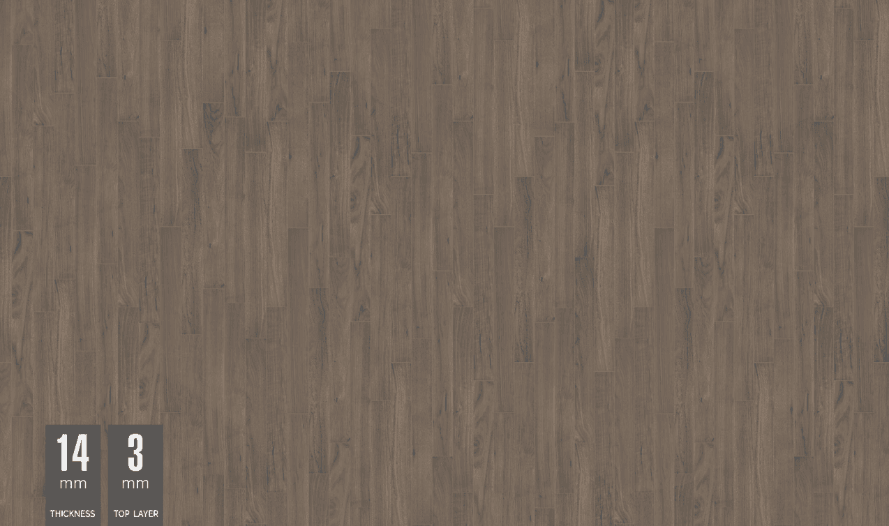 Slim Walnut Steel Grey