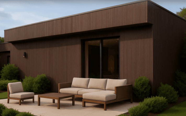 Ecowud Cladding ChocolateBrown