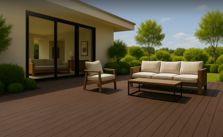 Ecowud Decking Dark Walnut