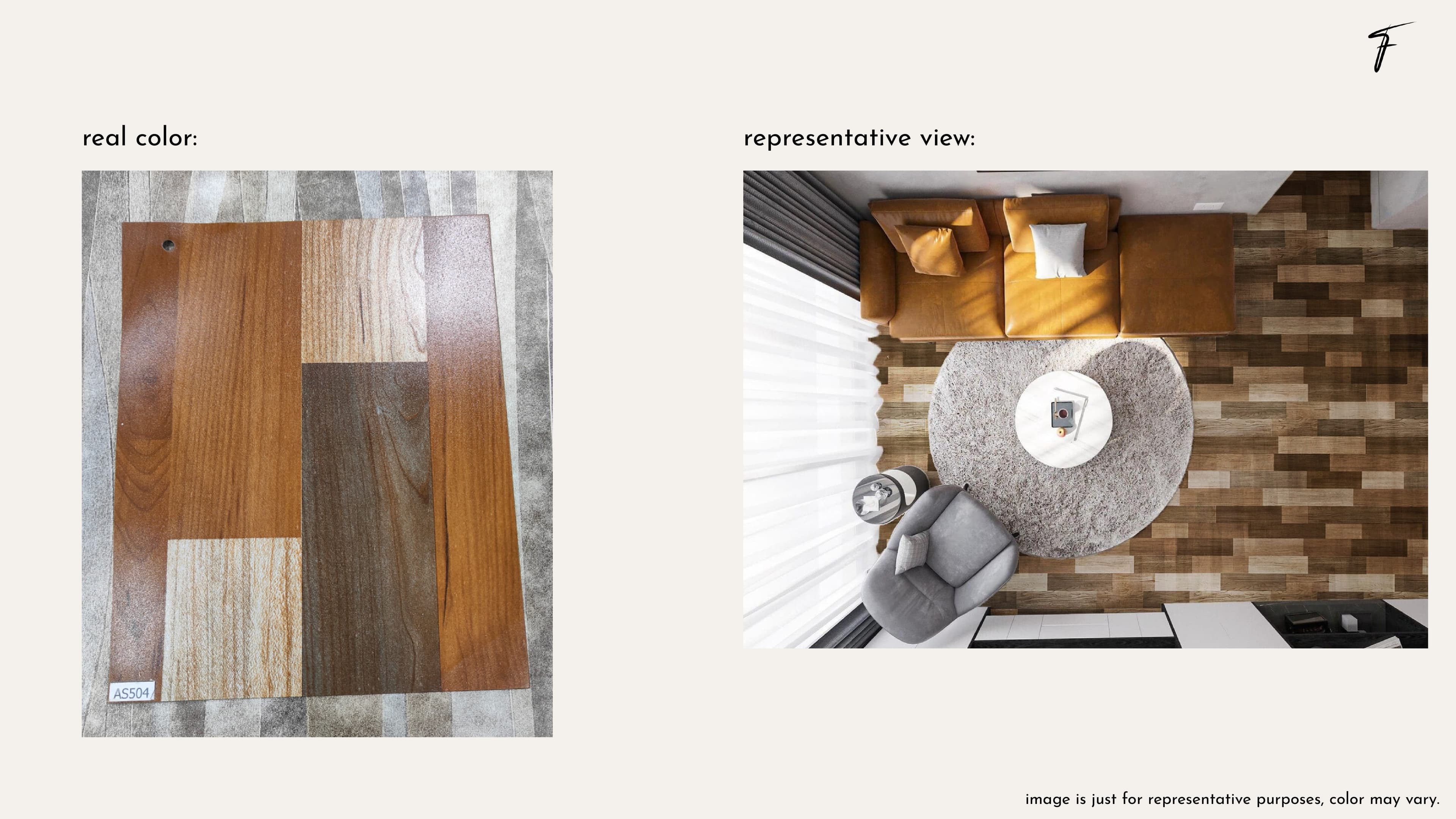 ₹13/SQFT BUDGET VINYL FLOORING — Whites & Neutrals thumbnail 3