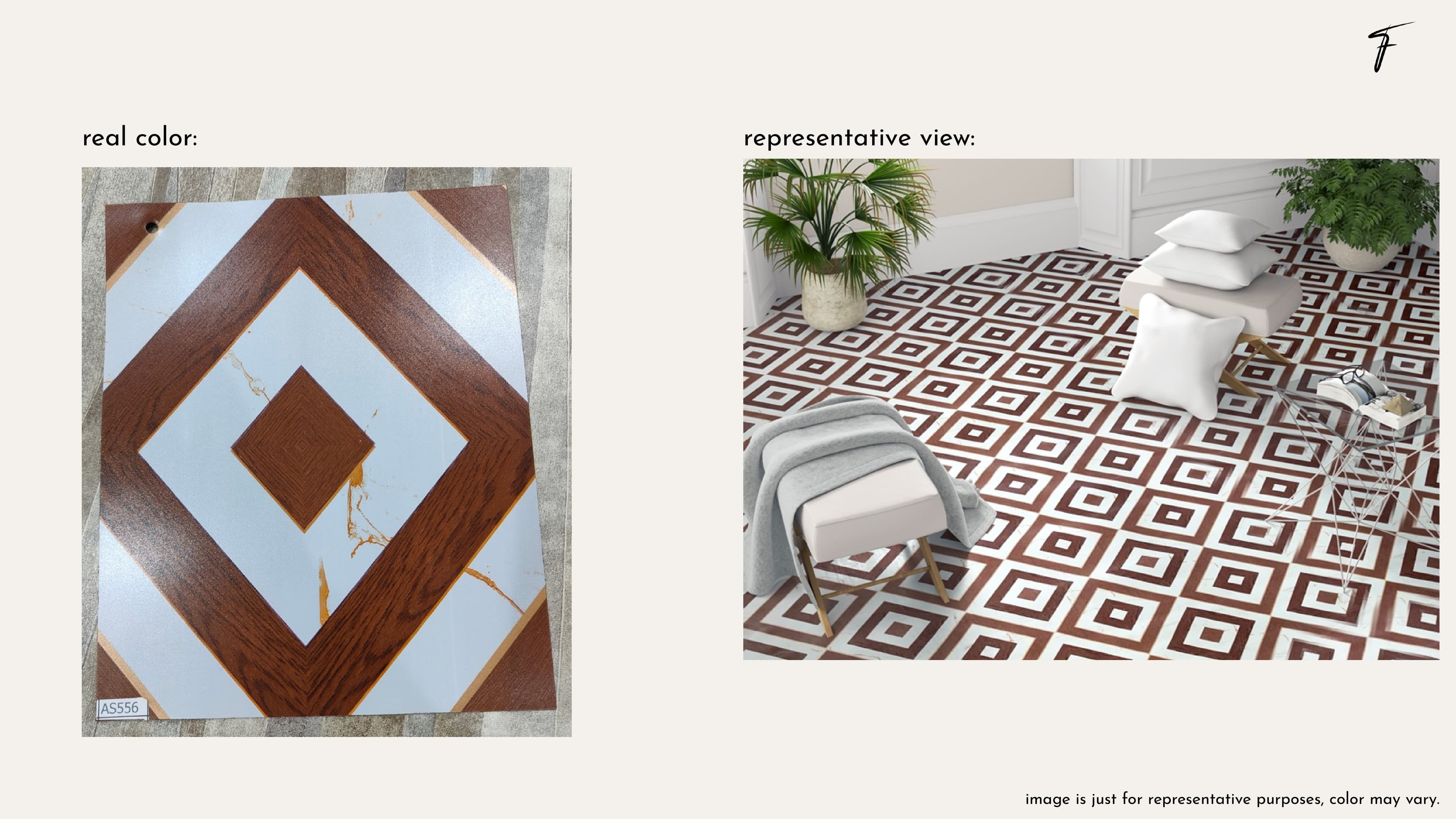 ₹13/SQFT BUDGET VINYL FLOORING — Whites & Neutrals thumbnail 14