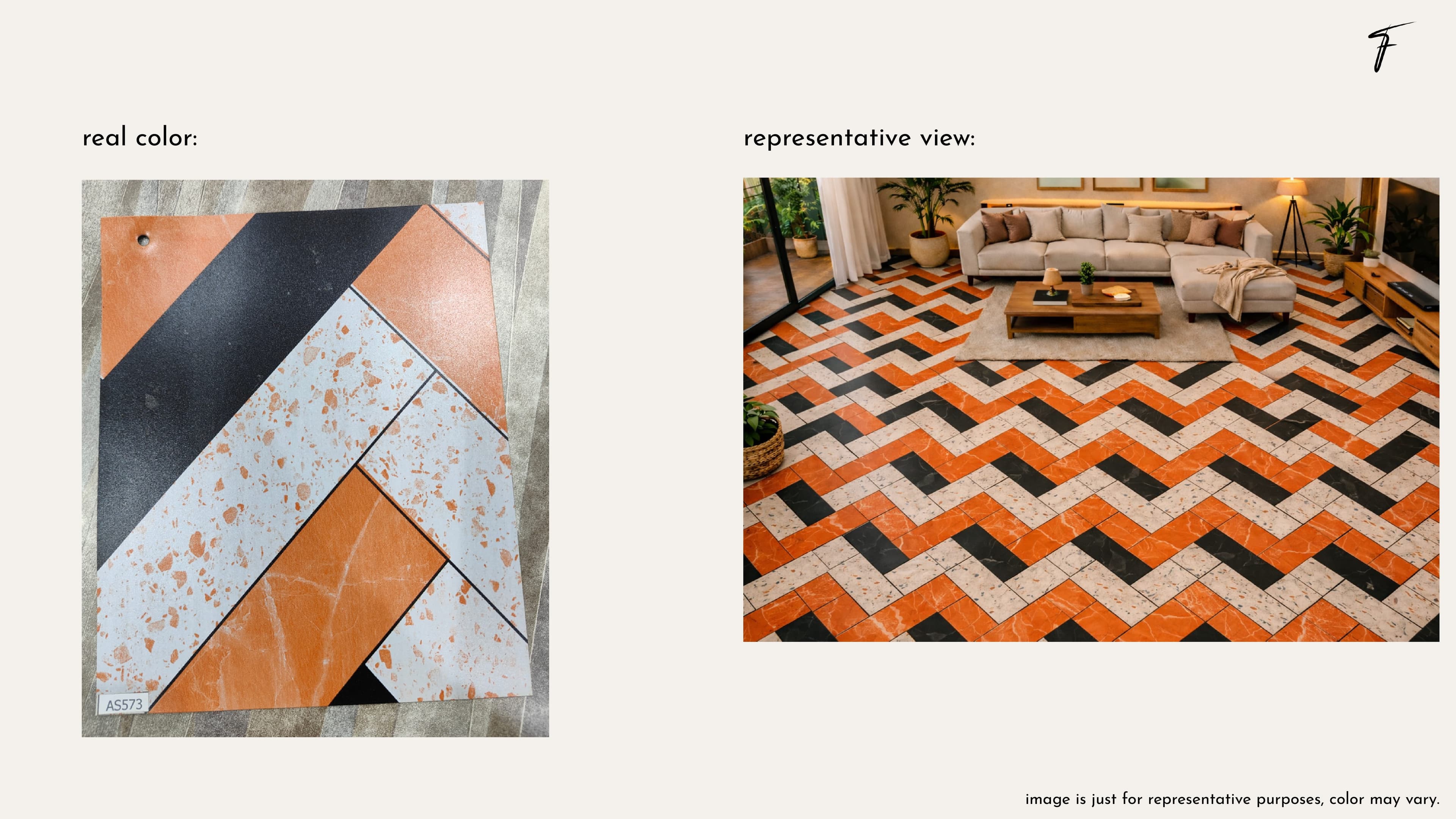 ₹13/SQFT BUDGET VINYL FLOORING — Whites & Neutrals thumbnail 18
