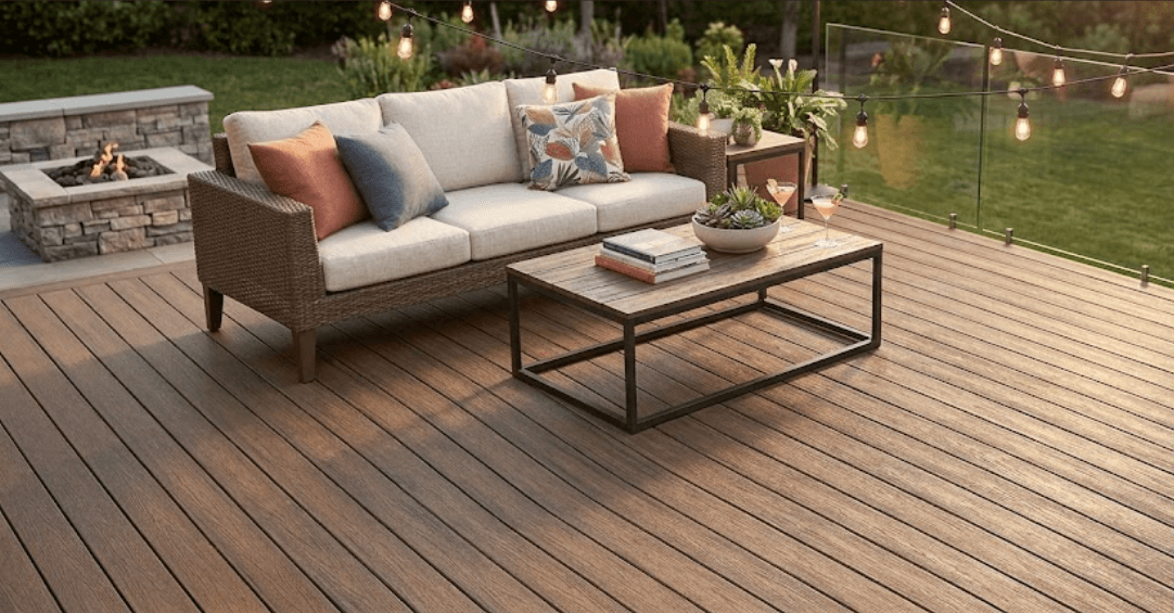 Ecowud Decking Dark Walnut — Beiges & Browns thumbnail 2