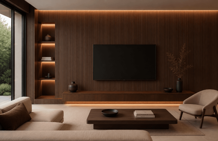 Ecowud Cladding ChocolateBrown — Beiges & Browns thumbnail 2